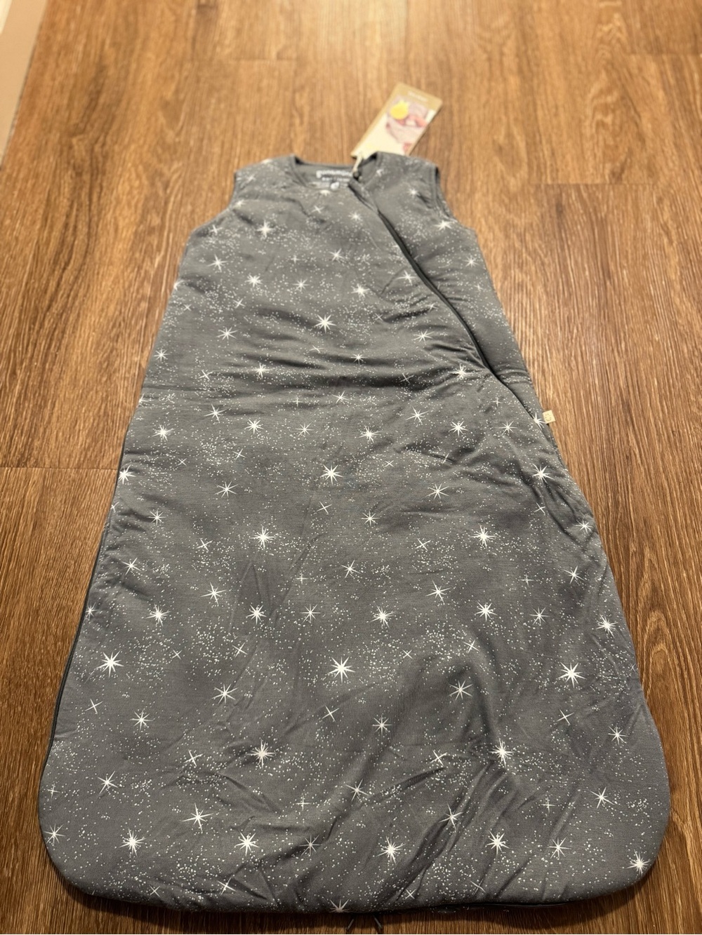 Toddler Star Print Sleep Sack - Gray